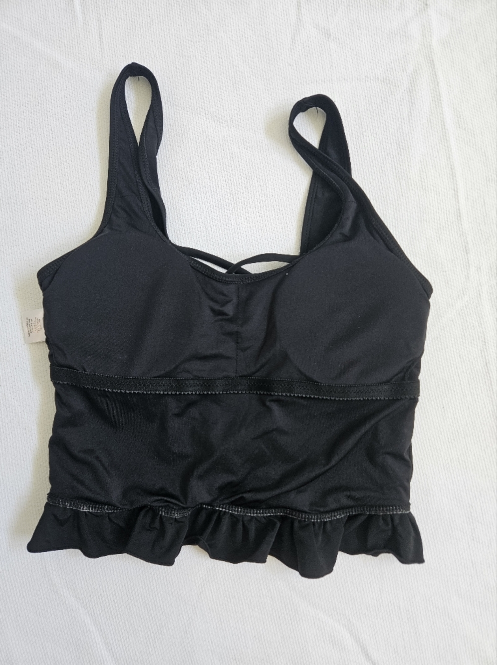 Janela Bay Black Strappy Back - Picture 6 of 6